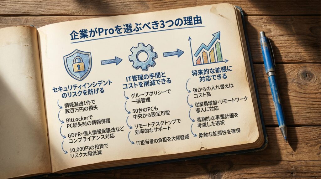 3. 企業がProを選ぶべき3つの理由